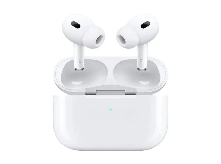 AirPods Pro 2 con su estuche abierto